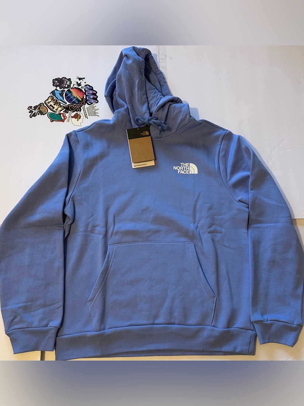 The North Face Women’s Large Evo Throwback Hoodie Marine Blue Size M- NWT